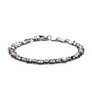 Bracciale Antracite Silver in Argento S01 DEDALO